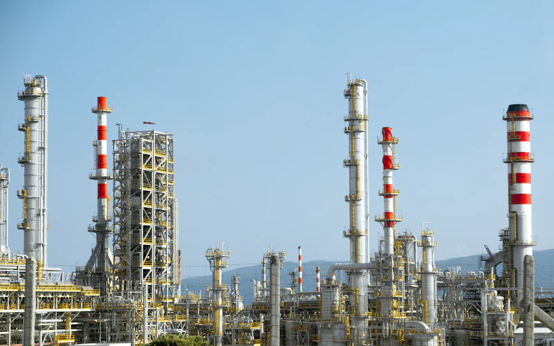 أبراج مصفاة نفط